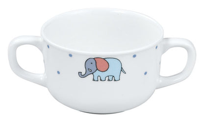 Pukupuku｜Bộ bát đĩa cho bé Elephant Dish bowl set (4 Pieces)