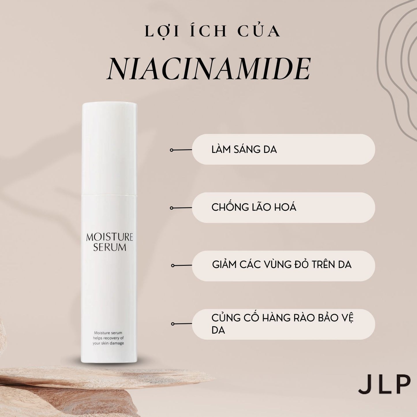 JLP｜Tinh chất dưỡng da JLP Moisture Serum 23ml