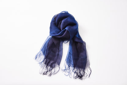 Ai+｜Japan Blue Organza Shawl