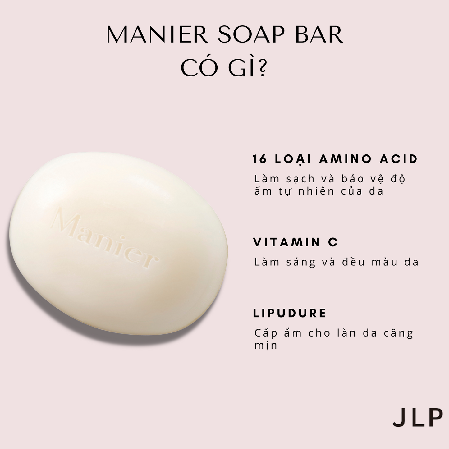 JLP｜Soap làm sạch da mặt Manier Clear Soap 75 gram